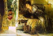 Alma Tadema Welcome Footsteps oil painting on canvas